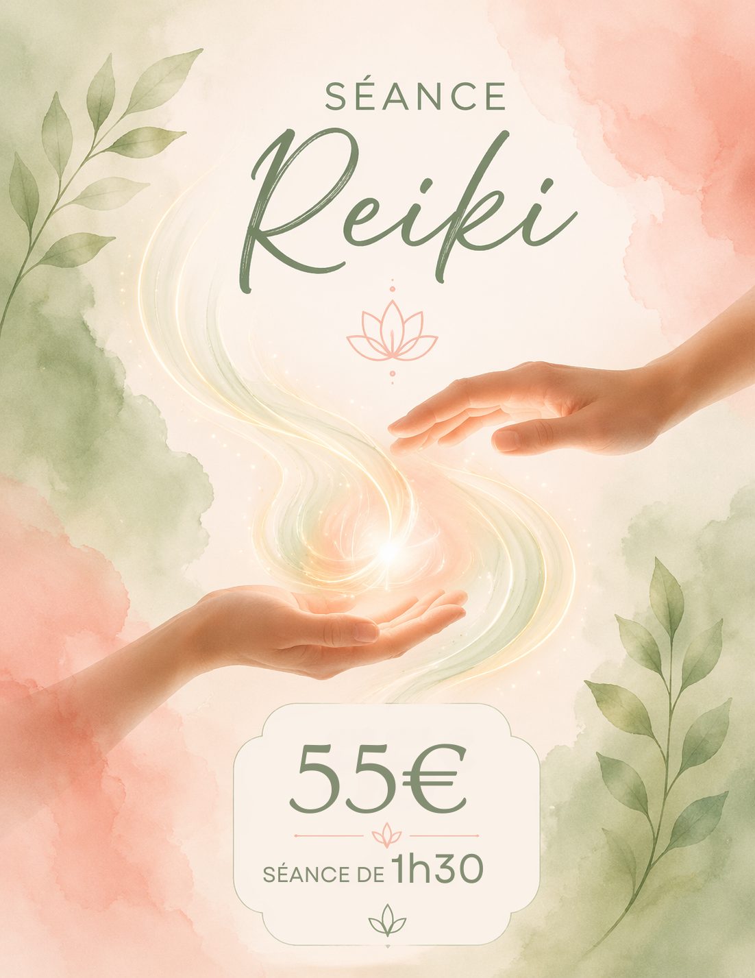 Carole Rocca soin reiki 1h30